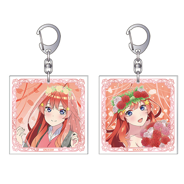 五等分の花嫁展 MESSAGE レンチキュラーアクリルキーホルダー/五月