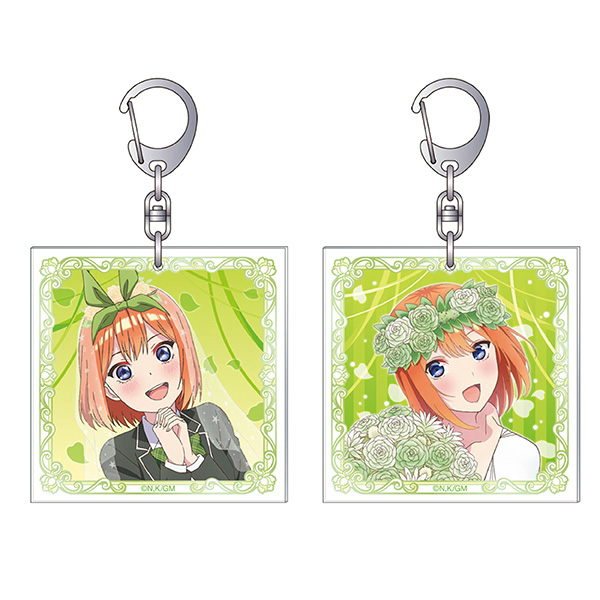 五等分の花嫁展 MESSAGE レンチキュラーアクリルキーホルダー/四葉