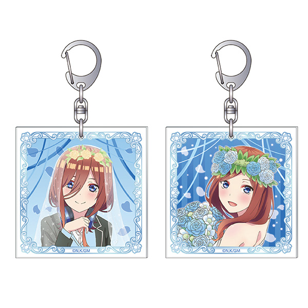 五等分の花嫁展 MESSAGE レンチキュラーアクリルキーホルダー/三玖