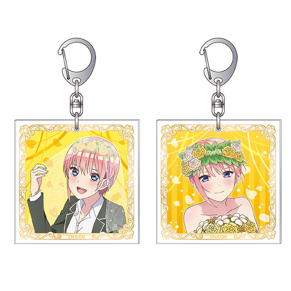 五等分の花嫁展 MESSAGE レンチキュラーアクリルキーホルダー/一花