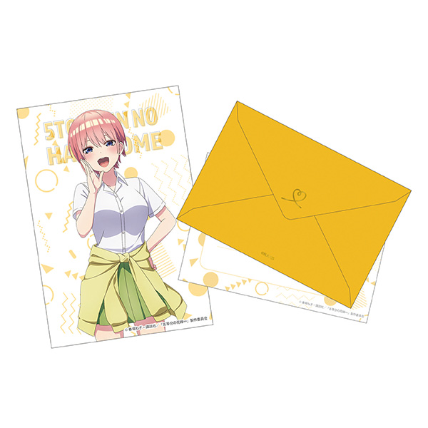 五等分の花嫁展 MESSAGE メッセージイラストカード/一花