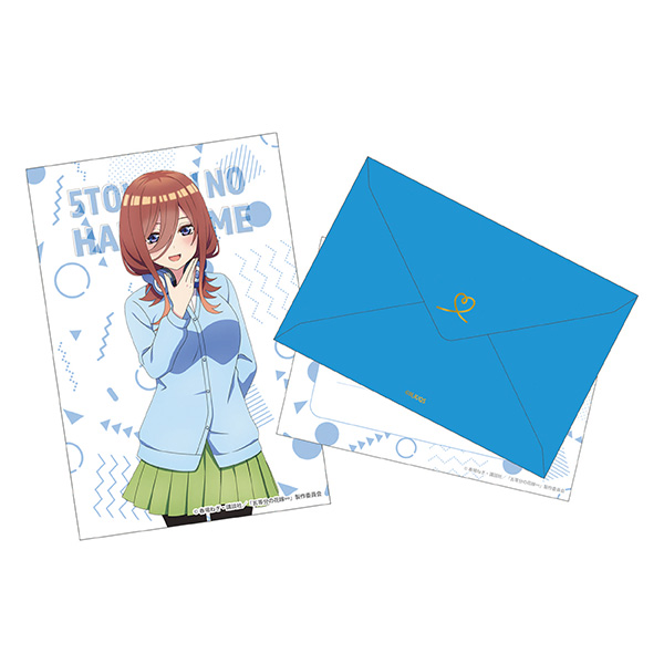 五等分の花嫁展 MESSAGE メッセージイラストカード/三玖