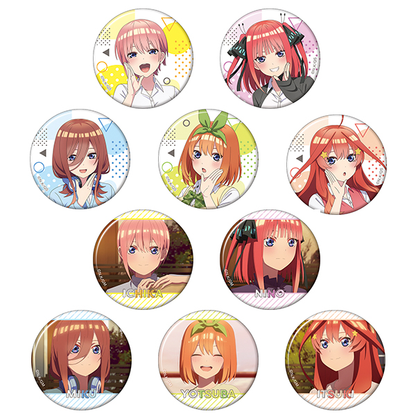 五等分の花嫁展 MESSAGE キャラバッジコレクション