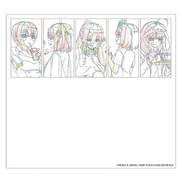 五等分の花嫁展 MESSAGE 原画メモ帳